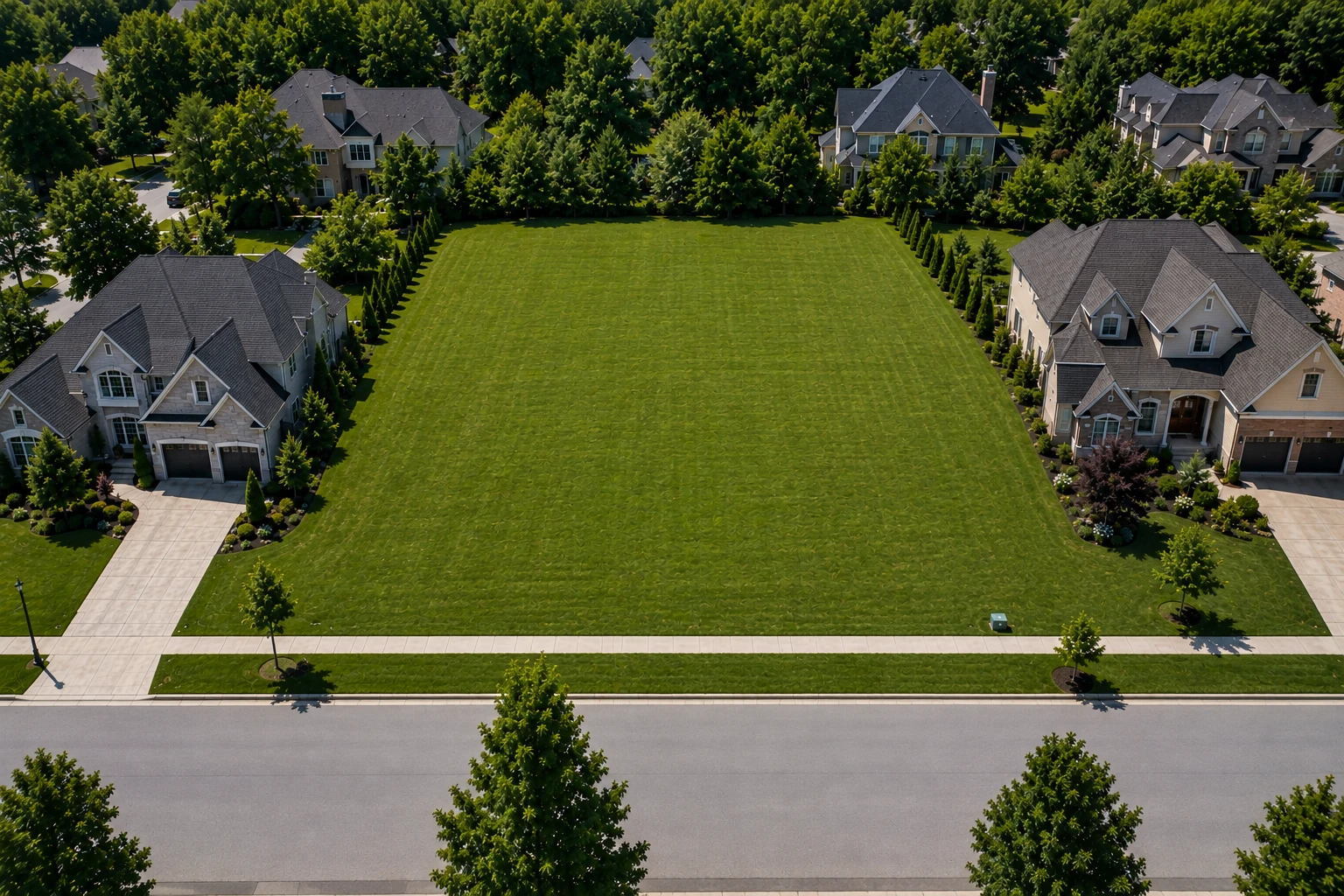 Land and homes in an Erie neighborhood