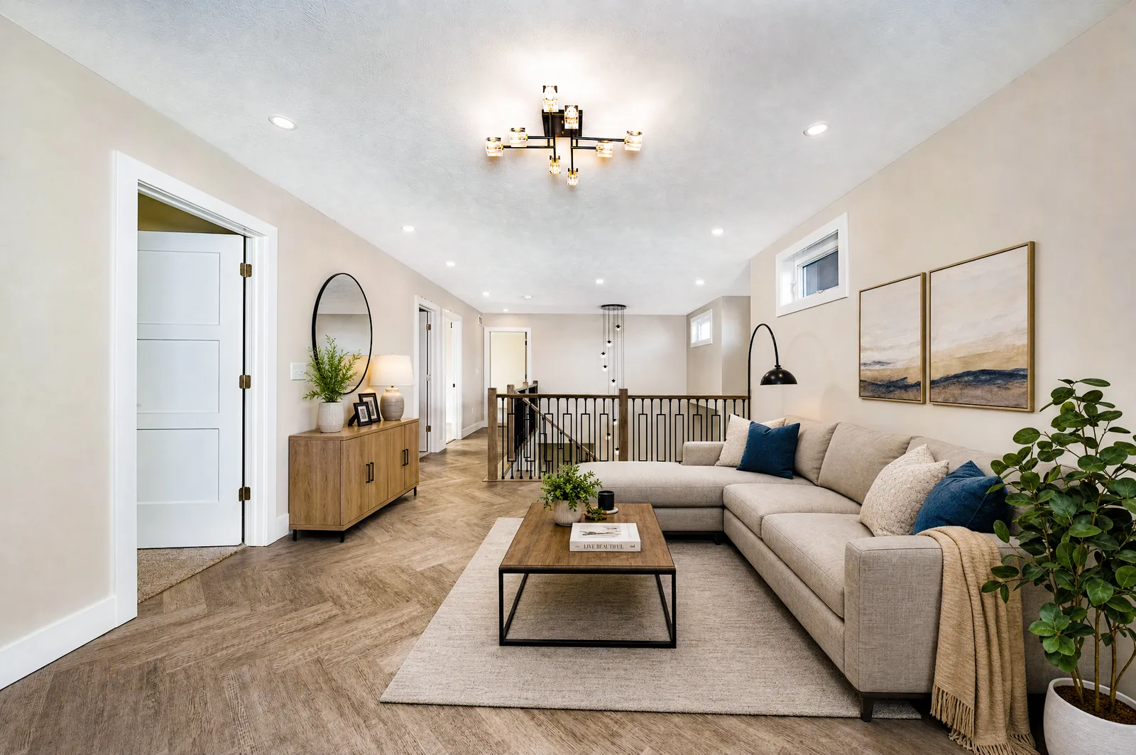 The Evergreen Residence — Upstairs sitting room