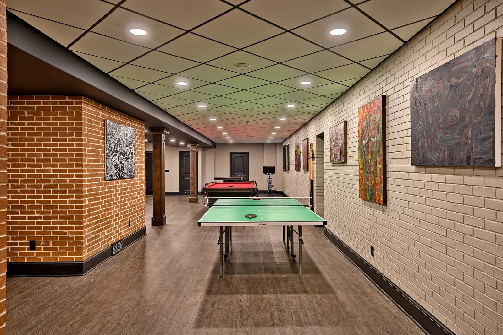 Home addition recreation room